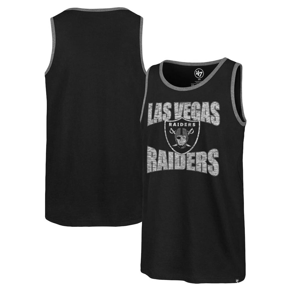 Las Vegas Raiders '47 Upload Franklin Tank Top - Black - 47 brand