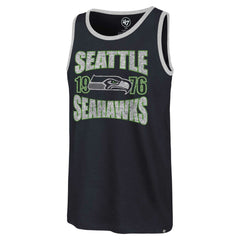 Seattle Seahawks '47 Upload Franklin Tank Top - College Navy - 47 brand