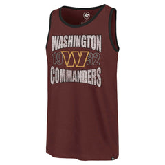 Washington Commanders '47 Upload Franklin Tank Top - Burgundy - 47 brand