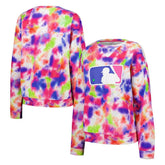 MLB Batterman Terez Neon Tie-Dye Pullover Sweatshirt Sale