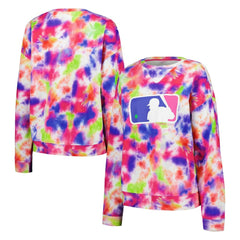 MLB Batterman Terez Neon Tie-Dye Pullover Sweatshirt Sale