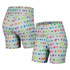 MLB Merchandise Terez Women's TLC Rainbow Shorts for sale