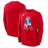 New England Patriots Pat Patriot Club Sweatshirt - Red - Nike