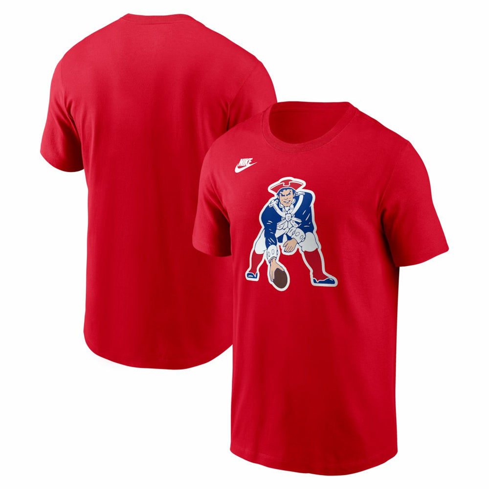 New England Patriots Pat Patriot Club T-Shirt - Red - Nike