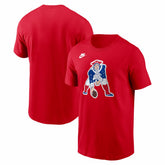 New England Patriots Pat Patriot Club T-Shirt - Red - Nike