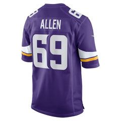 Jared Allen Minnesota Vikings Retired Player Game Jersey - Purple - Nike