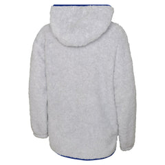 New York Rangers Girls Youth Ultimate Teddy Fleece Pullover Hoodie - Heather Gray | NHL on sale