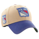 New York Rangers '47 Dusted Sedgwick MVP Adjustable Hat - Khaki/Blue | 47 brand online