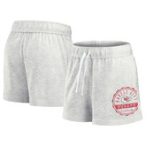 Kansas City Chiefs Women's Vintage Badge Shorts - Oatmeal - Fanatics