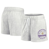 Minnesota Vikings Women's Vintage Badge Shorts - Oatmeal - Fanatics
