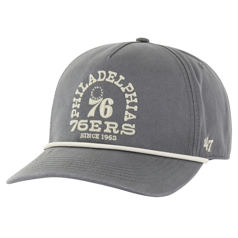 47 brand Philadelphia 76ers '47 Canyon Ranchero Hitch Adjustable Hat Charcoal