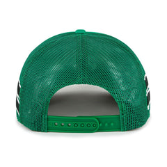 47 brand Boston Celtics '47 Sidebrand Stripes Trucker Adjustable Hat Kelly Green