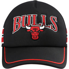 47 brand Chicago Bulls '47 Sidebrand Stripes Trucker Adjustable Hat Black