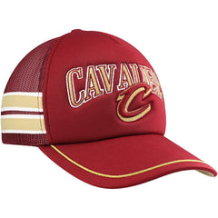47 brand Cleveland Cavaliers '47 Sidebrand Stripes Trucker Adjustable Hat Wine