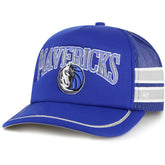 47 brand Dallas Mavericks '47 Sidebrand Stripes Trucker Adjustable Hat Blue