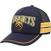 47 brand Denver Nuggets '47 Sidebrand Stripes Trucker Adjustable Hat Navy