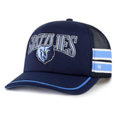 47 brand Memphis Grizzlies '47 Sidebrand Stripes Trucker Adjustable Hat Navy