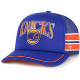 47 brand New York Knicks '47 Sidebrand Stripes Trucker Adjustable Hat Blue