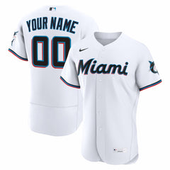 Miami Marlins Nike Home Authentic Custom Jersey Near Me