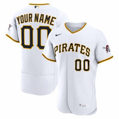 Pittsburgh Pirates Nike Home Authentic Custom Jersey for sale