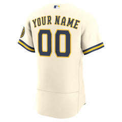 Milwaukee Brewers Nike Home Authentic Custom Jersey Sale