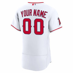 Los Angeles Angels Nike Home Authentic Custom Jersey Online