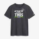 Seattle Seahawks Super Bowl LX Champions Pickoff Move Parade T-Shirt - Anthracite - Nike