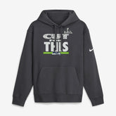 Seattle Seahawks Super Bowl LX Champions Pickoff Move Parade Club Fleece Hoodie - Anthracite - Nike