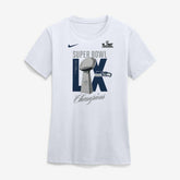Seattle Seahawks Women's Super Bowl LX Champions Lombardi Trophy T-Shirt - White - Nike