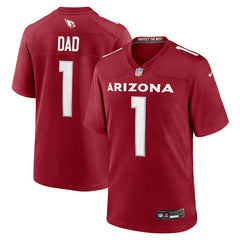 Number 1 Dad Arizona Cardinals Game Jersey - Cardinal - Nike