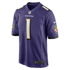 Number 1 Dad Baltimore Ravens Game Jersey - Purple - Nike