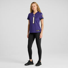 Number 1 Mom Baltimore Ravens Women's Game Jersey - Purple - Nike