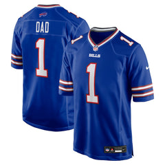 Number 1 Dad Buffalo Bills Game Jersey - Royal - Nike