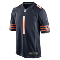 Number 1 Dad Chicago Bears Game Jersey - Navy - Nike