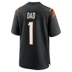 Number 1 Dad Cincinnati Bengals Game Jersey - Black - Nike