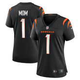 Number 1 Mom Cincinnati Bengals Women's Game Jersey - Black - Nike