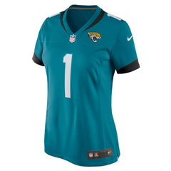 Number 1 Mom Jacksonville Jaguars Women's Game Jersey - Teal - Nike