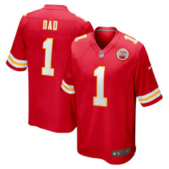 Number 1 Dad Kansas City Chiefs Game Jersey - Red - Nike