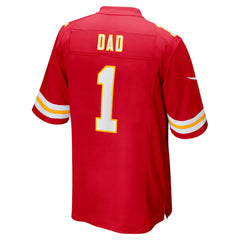 Number 1 Dad Kansas City Chiefs Game Jersey - Red - Nike