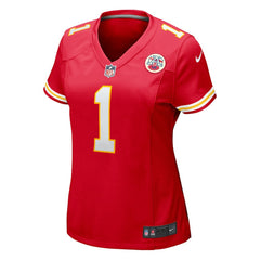 Number 1 Mom Kansas City Chiefs Women's Game Jersey - Red - Nike