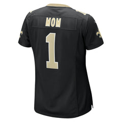 Number 1 Mom New Orleans Saints Women's Game Jersey - Black - Nike