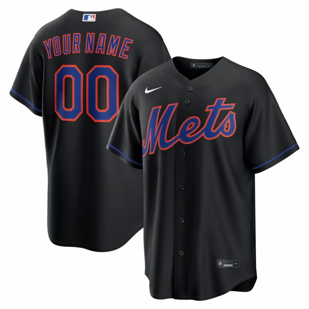 New York Mets Nike Alternate Replica Custom Jersey Sale