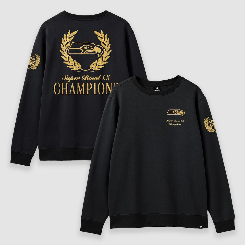 Seattle Seahawks Super Bowl LX Champions USA 250 NFL Gold Standard Fleece Sweatshirt - Black - Fanatics