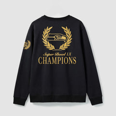 Seattle Seahawks Super Bowl LX Champions USA 250 NFL Gold Standard Fleece Sweatshirt - Black - Fanatics