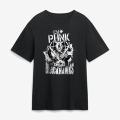 CM Punk x Chicago Blackhawks Fanatics T-Shirt - Black | Fanatics online