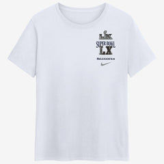 Seattle Seahawks Women's Super Bowl LX Champions Long Ball T-Shirt - White - Nike