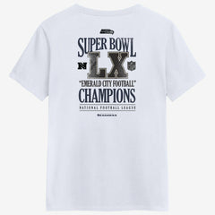 Seattle Seahawks Women's Super Bowl LX Champions Long Ball T-Shirt - White - Nike