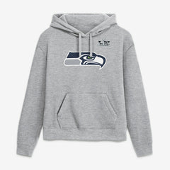 Jaxon Smith-Njigba Seattle Seahawks Women's Super Bowl LX Champions Patch Name & Number Hoodie - Heather Gray - Nike