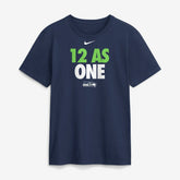 Seattle Seahawks 12 As One T-Shirt - Navy - Nike