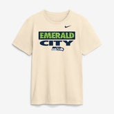 Seattle Seahawks Emerald City T-Shirt - Natural - Nike